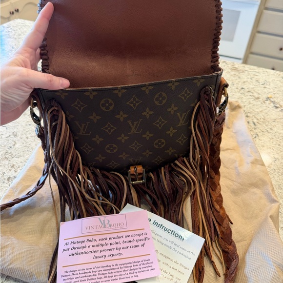 Louis Vuitton Monogram Brown Crossbody with Fringe - Picture 3 of 10